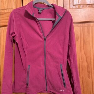Eddie Bauer Women's Magenta Fleece Jacket
